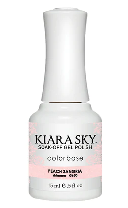 Kiara Sky Gel Polish - G650 - Peach Sangria