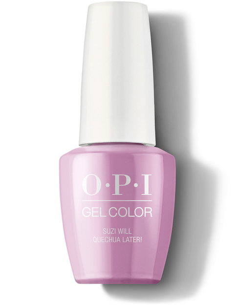 OPI Gel Polish - GCP31 - Suzi Will Quechua Later!